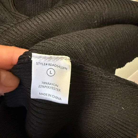 Fashion Nova Classic Black Long Sleeve Dress - Picture 3 of 4